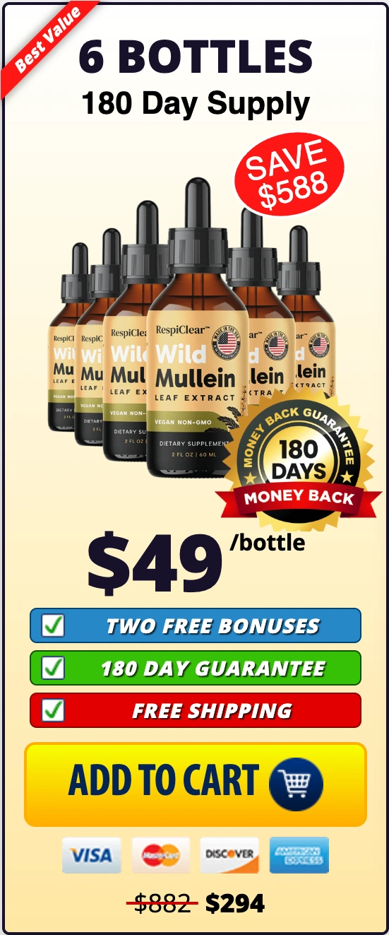 RespiClear 6 bottles